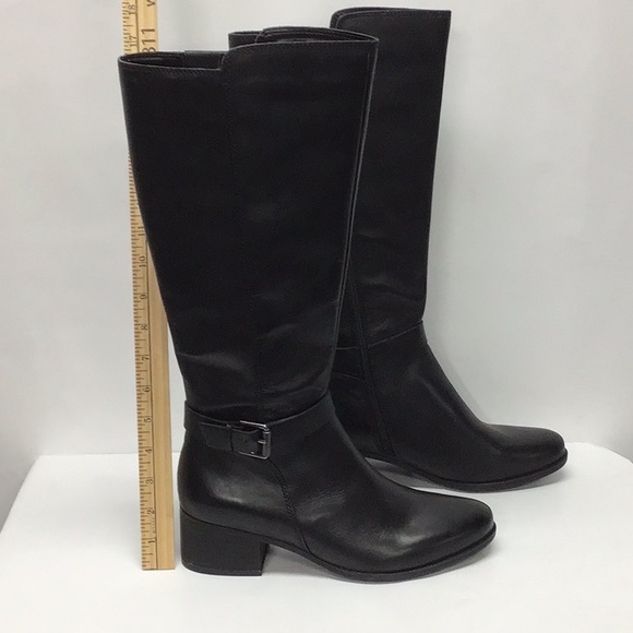 Naturalizer KALONA - NWOT black leather tall boots size 9M - Picture 5 of 8